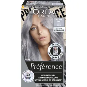 L'Oréal Paris Préférence Vivid Colours Permanent Hårfärg 10112 Silver Grey