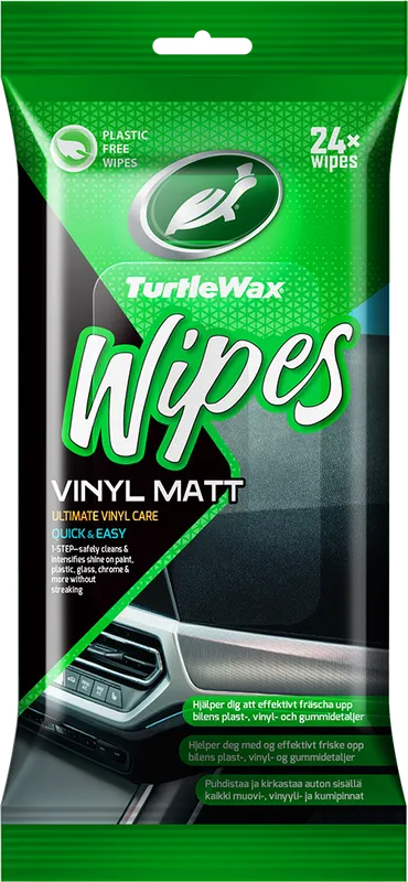 Turtle Wax Vinyl Matt Flatpack - Wipes 24 st