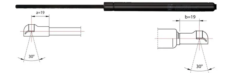 Gasfjäder till baklucka METZGER 2110631