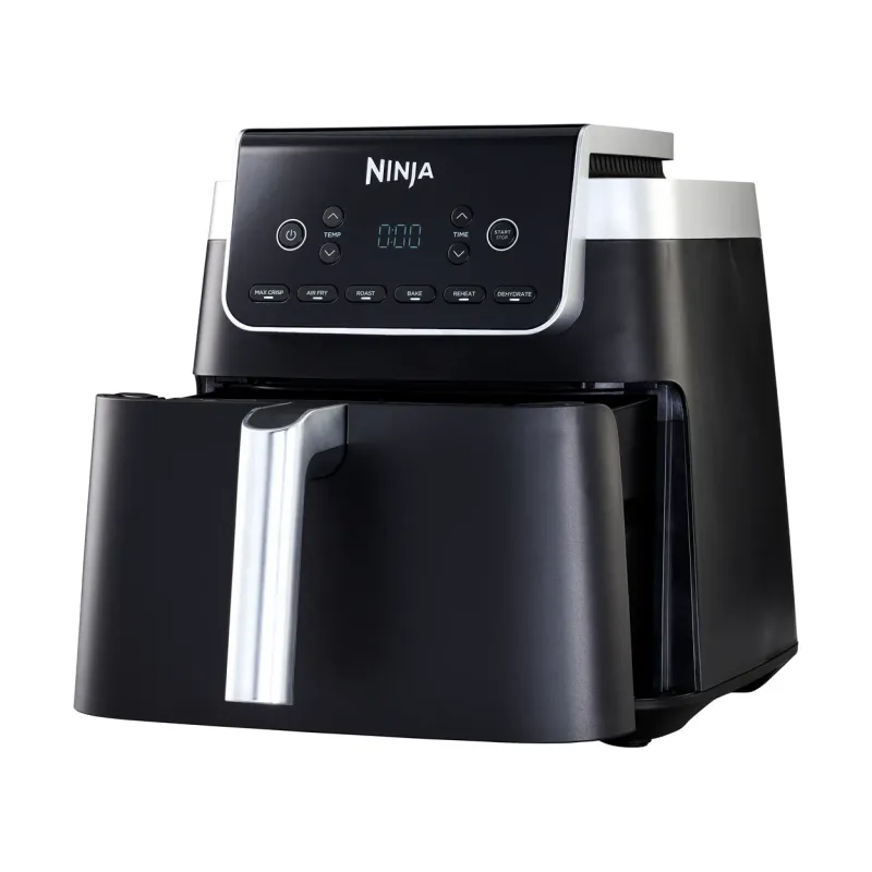 Ninja AF180EU, Varmluftsfritös, 6,2 l, 40 ° C, 240 ° C, Single, Svart