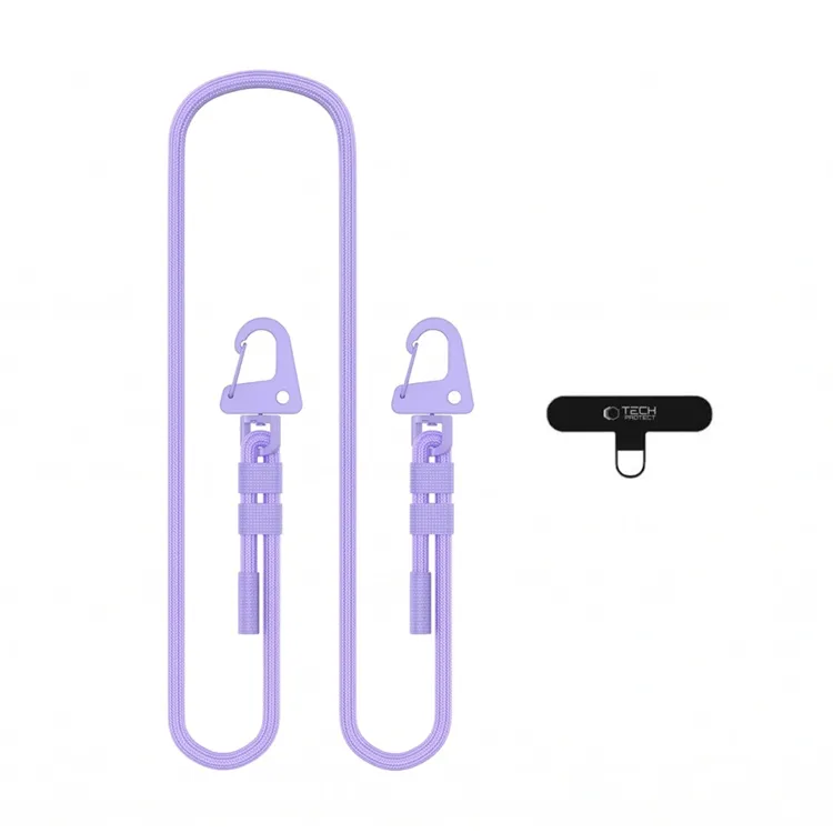 Tech-Protect C5SD Rope CrossBody Phone Lanyard - Lavender