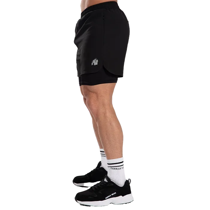 Cortez 2-In-1 Shorts, Black (#7662)