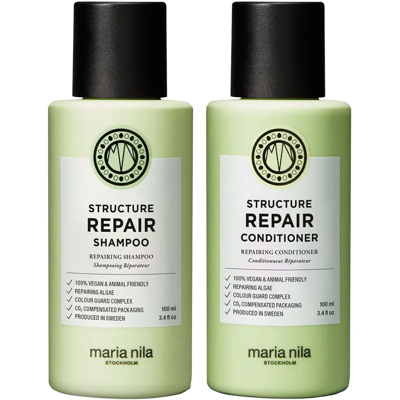 Maria Nila Structure Repair Set 100ml Shampoo, 100ml Conditioner - 200 ml