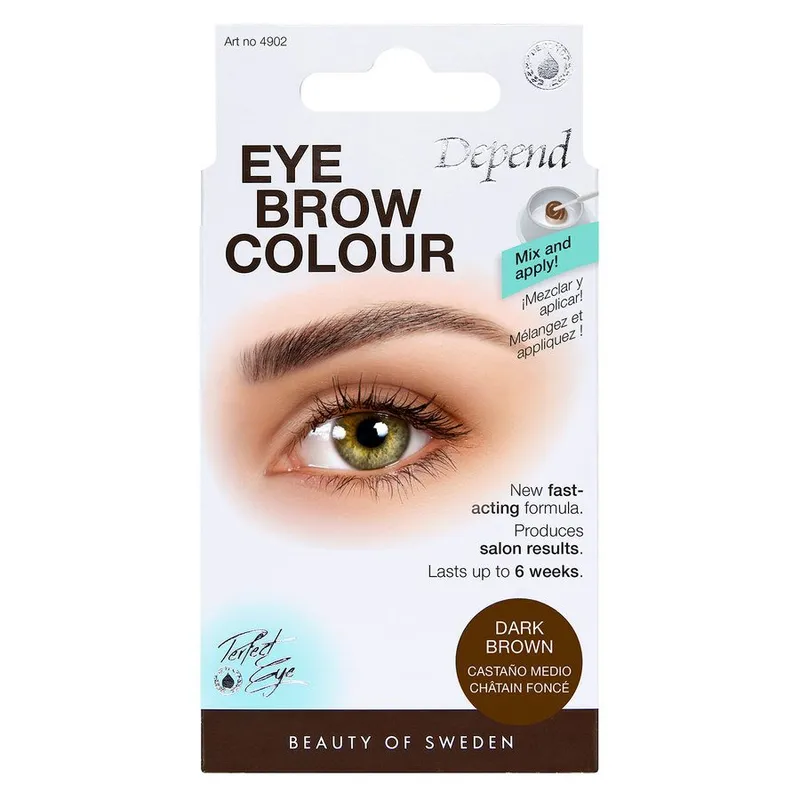 Depend EyeBrow Colour Dark Brown - 15 ml