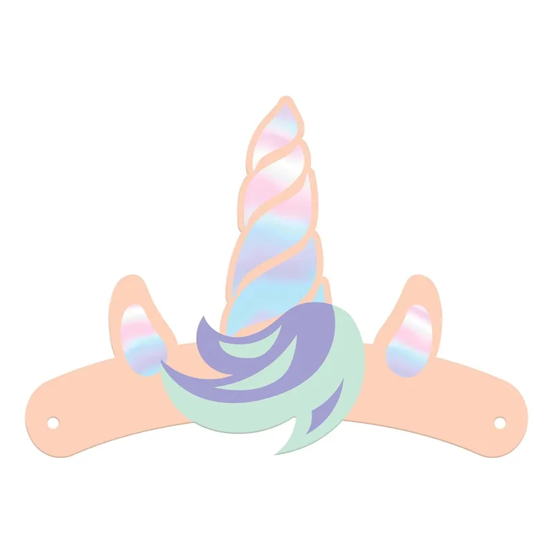 Kalashattar Unicorns & Rainbows Pannband – 6-pack