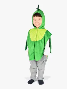 Den Goda Fen Maskeradkläder - Drake Kappa - Grön