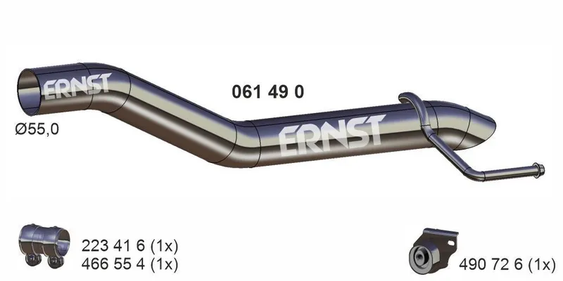 Avgasrör ERNST 061490