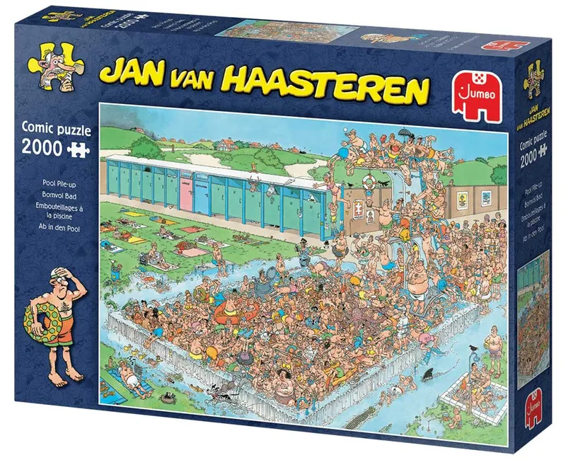 Pussel – Kaos i badhuset! 2000 Bitar