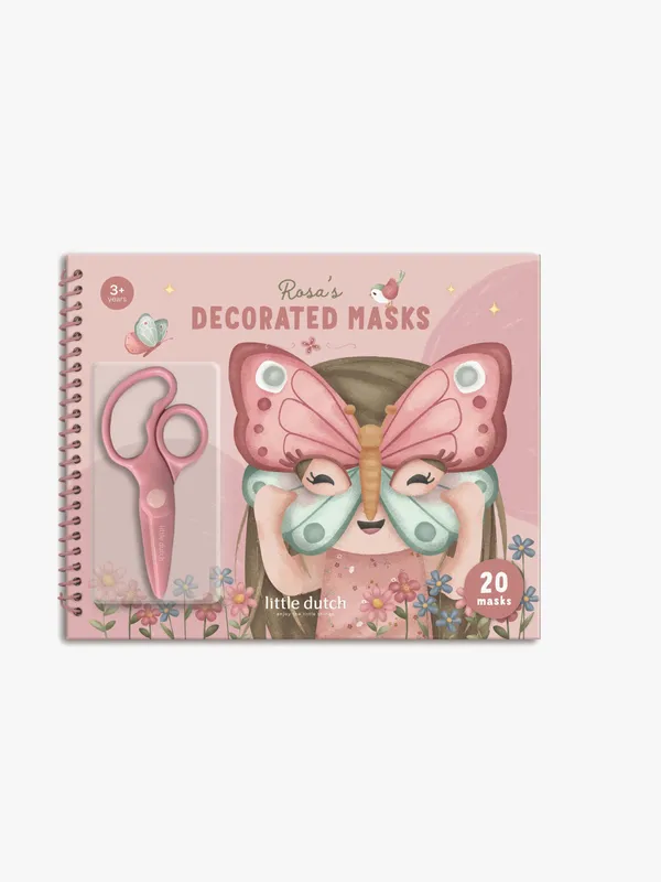 Little Dutch Pysselbok Med Sax, Rosa