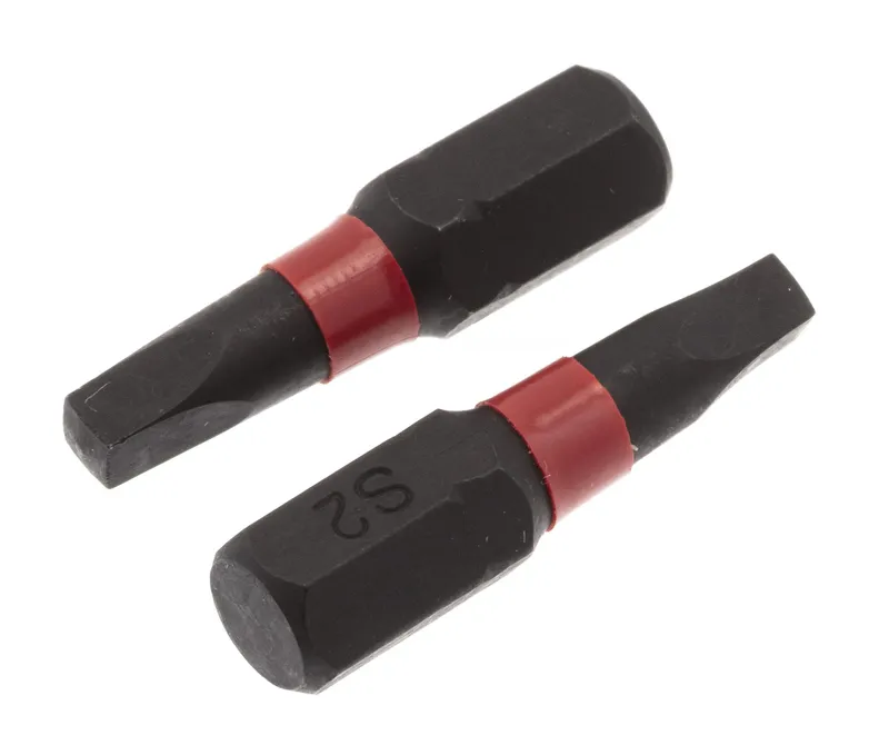 PELA 507814 Bits fyrkant, 2-pack R1, 50 mm