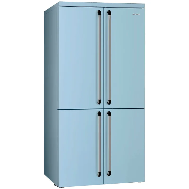 Smeg FQ960PB6 Victoria french door-kombiskåp, pastellblå