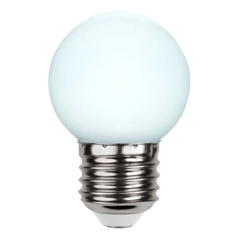 Klotlampa E27 LED - Vit