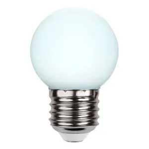 Klotlampa E27 LED - Vit