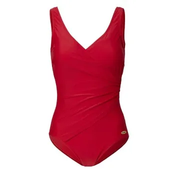 Damella Julia Basic Swimsuit Röd 42 Dam
