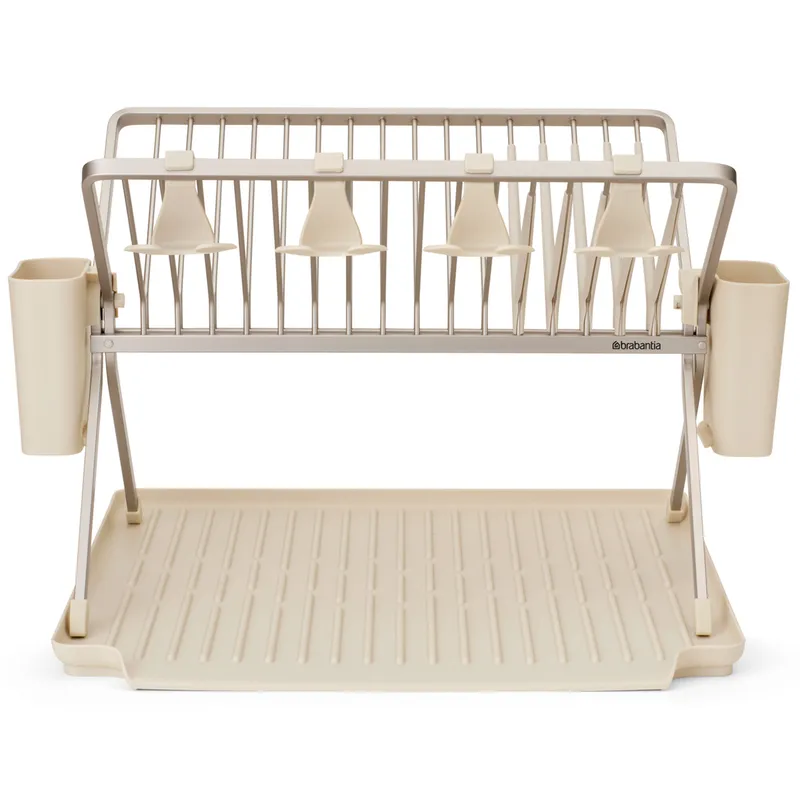Brabantia Sinkside hopfällbart diskställ stor, soft beige