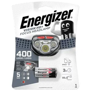 Energizer Vision HD + Focus Pannlampa 400 lm, vattentät, med batterier