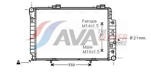 Ava Cooling Systems MSA2174 Kylare