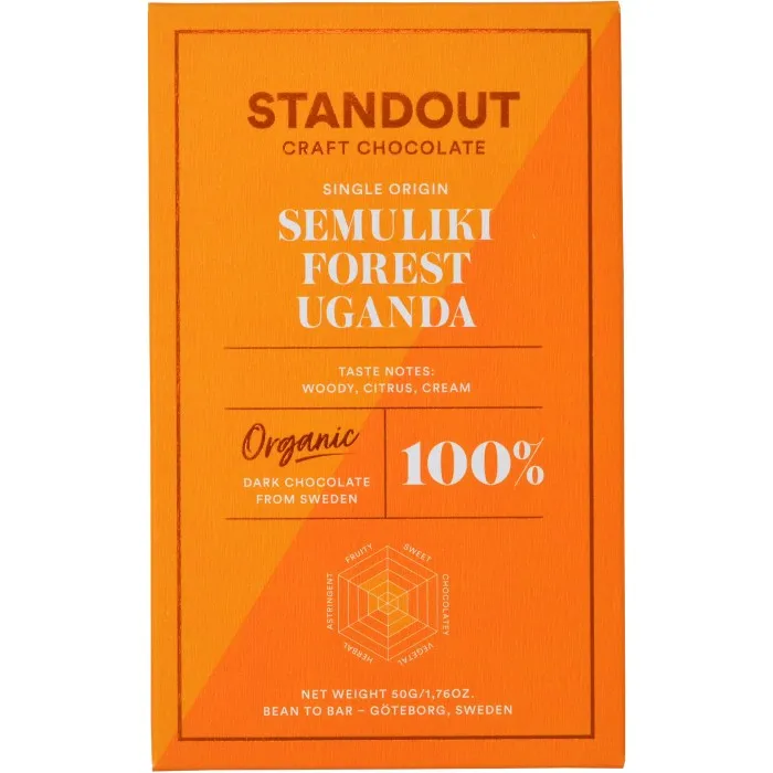 Standout Chocolate Uganda 100% 50g