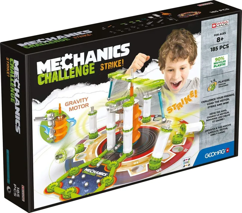 Geomag Magnetset - Mechanics Challenge Strike - 185 Delar