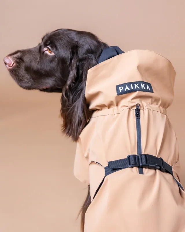 PAIKKA Visibility Lite Regnjacka Ljusbrun (#9755)