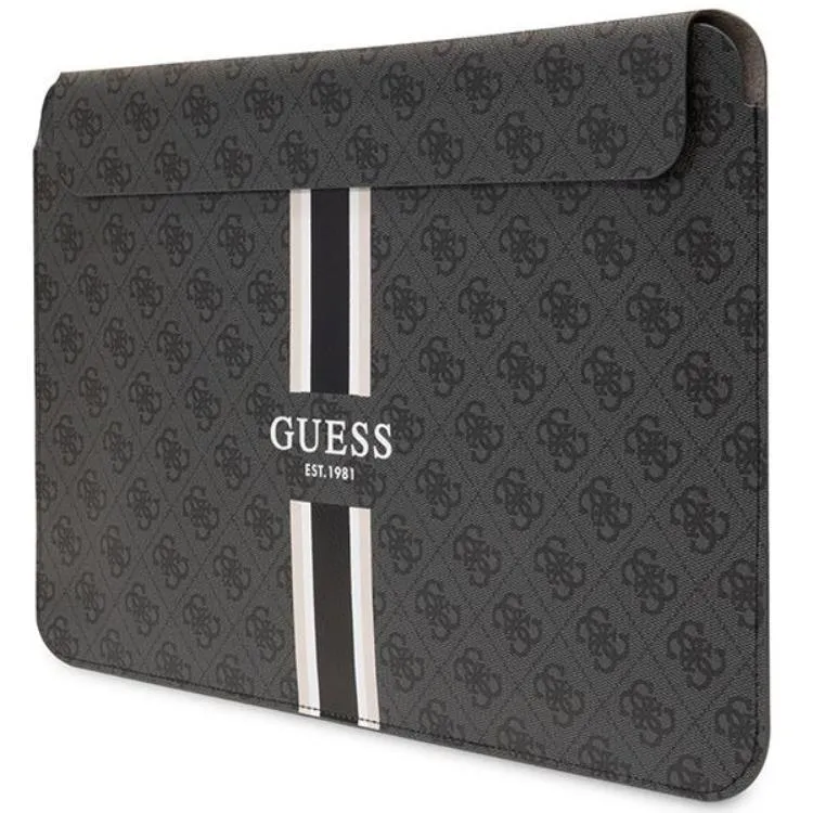 Guess Datorfodral 14″ Printed Stripes - Svart