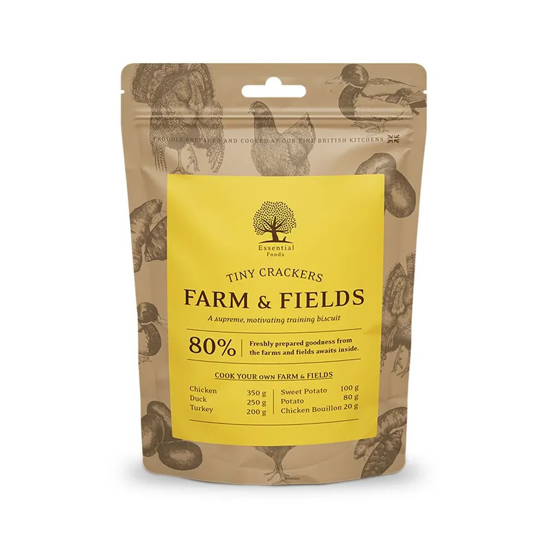 Essential Foods Farm & Fields Tiny Crackers Hundgodis 100 g
