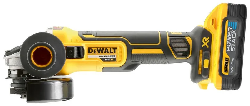 Dewalt DCG405H2T-QW Vinkelslip Ø125 mm, med batteri och laddare