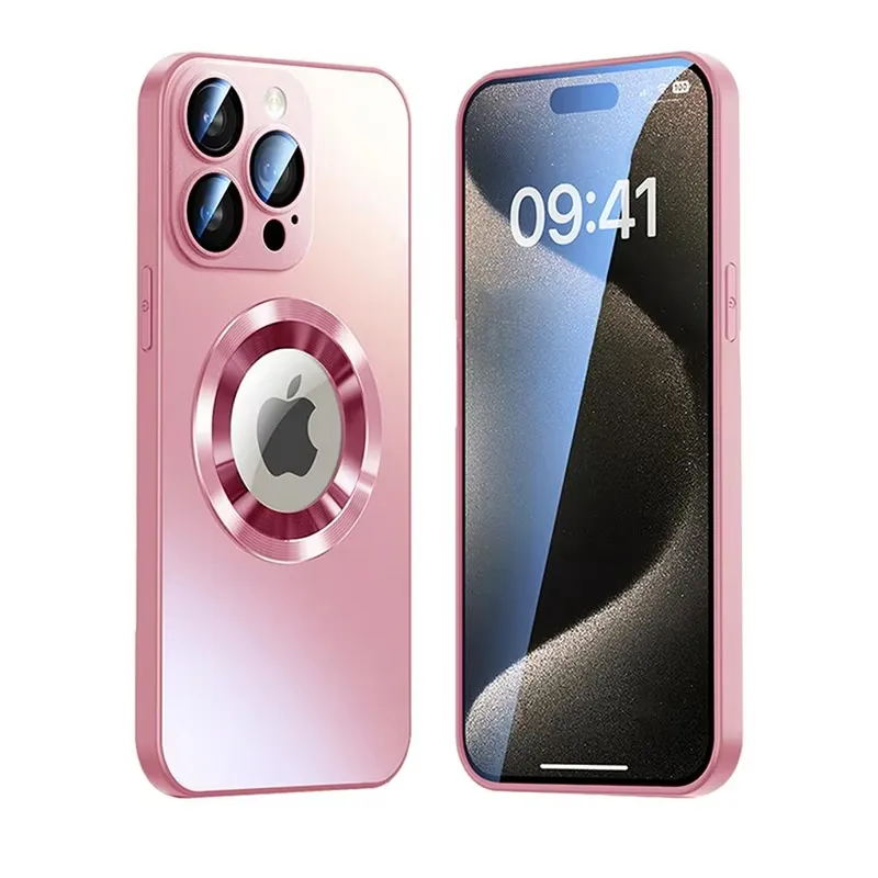 SiGN Magnetiskt Skal iPhone 16 Pro Max skal med linsskydd – Rosa