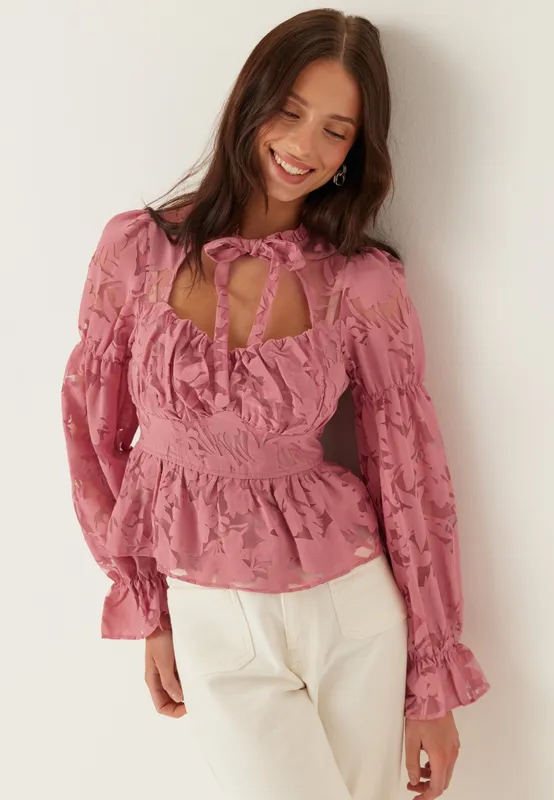 Peplum Blouse (#8174)