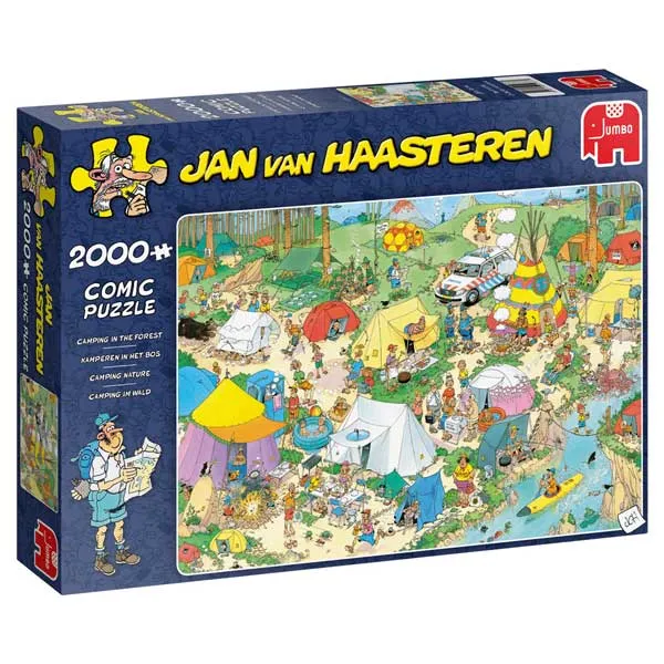 Pussel – Camping i skogen 2000 Bitar