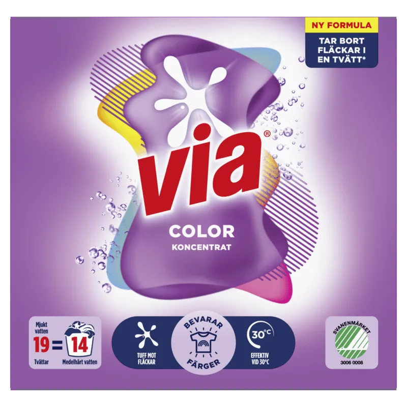 Via Color Tvättmedel 760 g