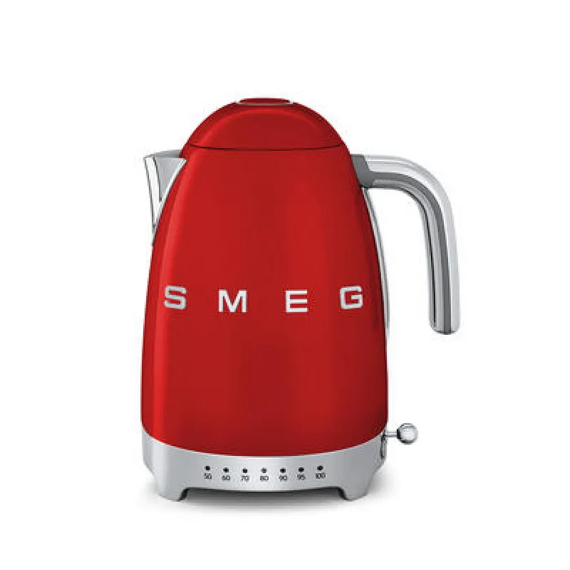 Smeg Smeg 50’s Style vattenkokare med variabel temperatur 1,7 L Röd