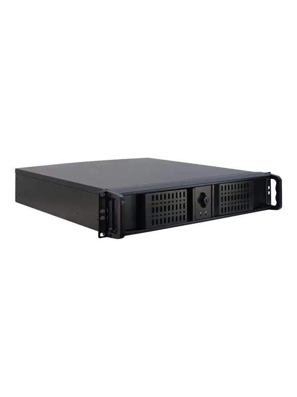 Inter-Tech IPC 2U-2098-SK - Chassi - Server (Rack) - Svart