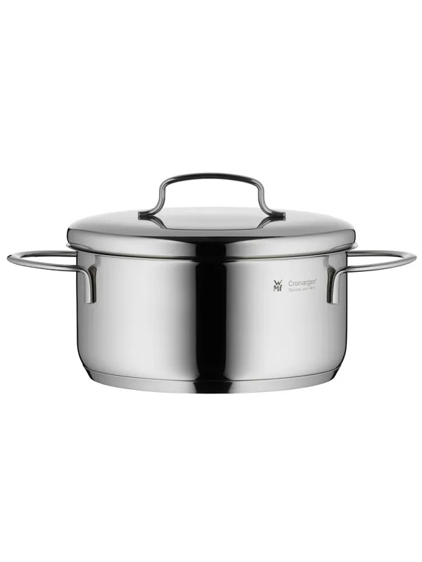 WMF Mini låg gryta med lock 16 cm Rostfritt stål