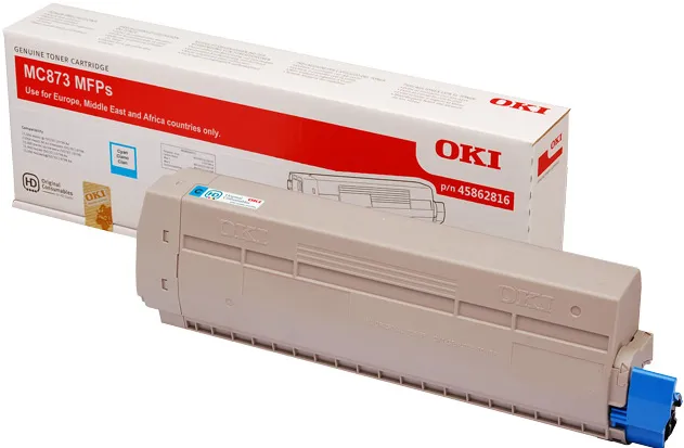 OKI MC873 / 45862816 10K - Cyan Toner