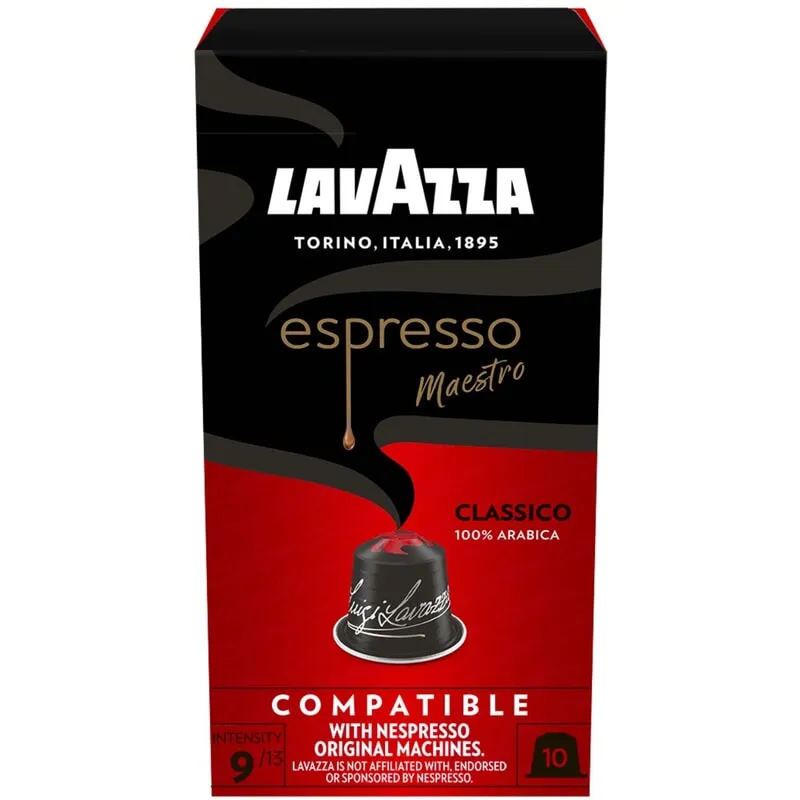 Kaffekapslar för Nespresso® maskiner Lavazza Espresso Maestro Classico, 10 st.