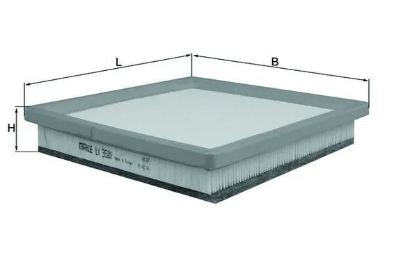 Luftfilter MAHLE LX 3580