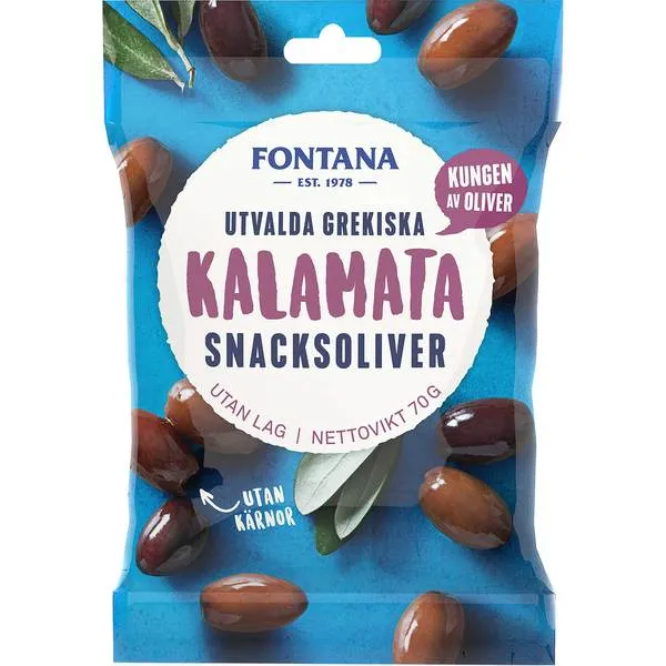 Fontana Kalamata Snacksoliver 70g