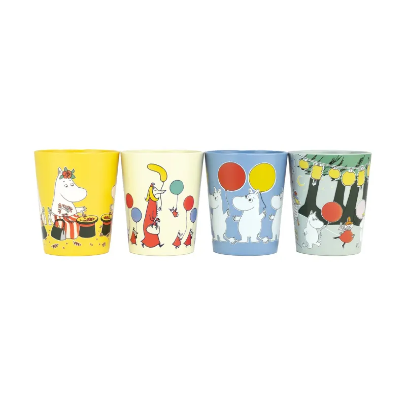 Mumin Festligheter Samlarkoppar 4-pack Rätt Start