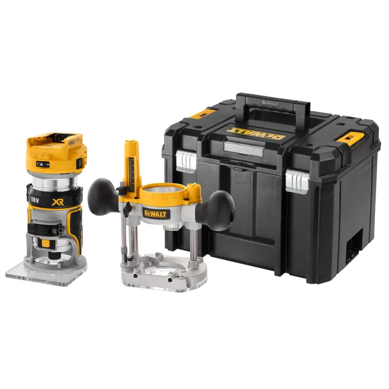 Dewalt Dcw604nt-Xj Fräs Med Tstak - 8 Mm - 18 V - Solo