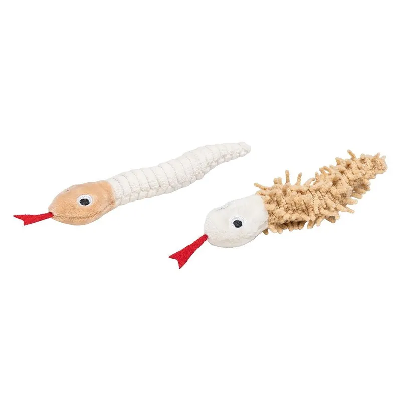 Beeztees Eco Cat Boa Mjukisdjur Orm 2-pack
