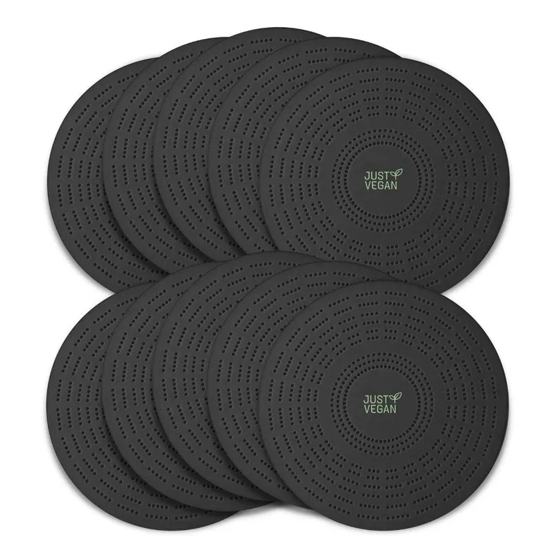 Veganskt stänkskyddsfilterset med kolfiber - 10-pack