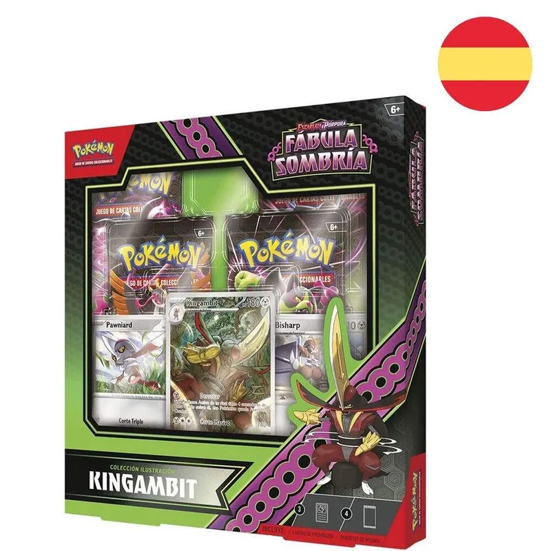 Pokémon Fabula Sombria Kingambit samlarkortspelslåda