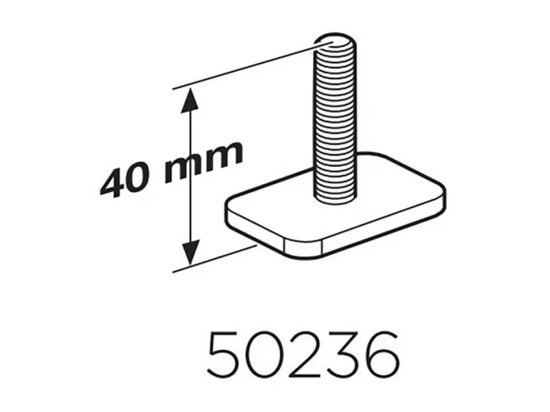 T-Screw M6x40 (561, 570) Thule
