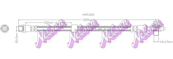 Bromsslang KAWE H4532Q