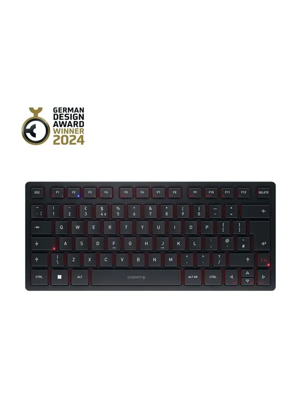 Cherry KW 9200 MINI - Tangentbord - Engelska (UK) - Svart