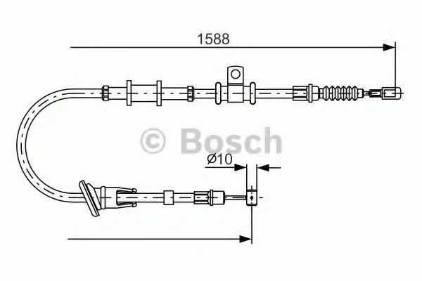Handbromsvajer BOSCH 1 987 482 246