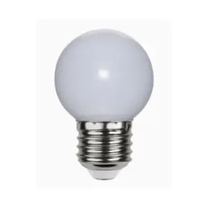 Klotlampa E27 LED - Vit