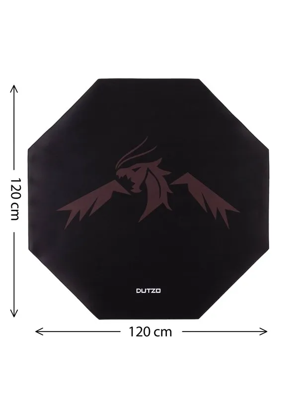 DUTZO Fushi Gaming Floor mat - Svart / Brun