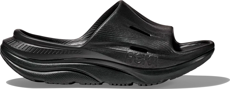 HOKA Ora Recovery Slide 3 tofflor (unisex) – Black/Black, 46 ⅔